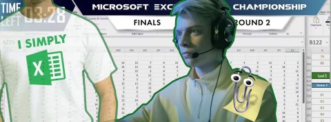 Dans les gradins, l’excitation est à son comble aux Jeux Olympiques des feuilles de calcul. Championnat Excel