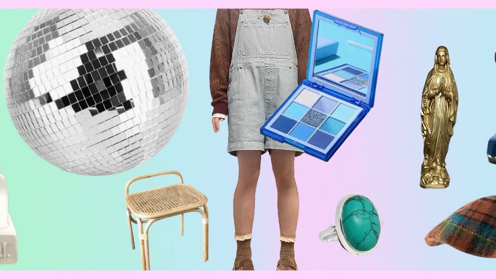 Une boule disco, une machine à café, une fille en salopette