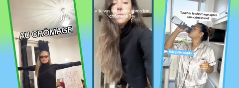 Chomeuse-cool une jeune femme se met en scène dans sa vie de chomeuse.