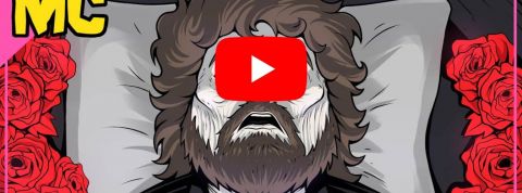 mort youtubeur un youtubeur mort avec le logo de la plateforme sur lui