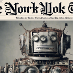 une fausse Une du New York Times généré par Stable Diffusion