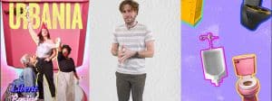 Capture d'écran du micro-mag d'Urbania