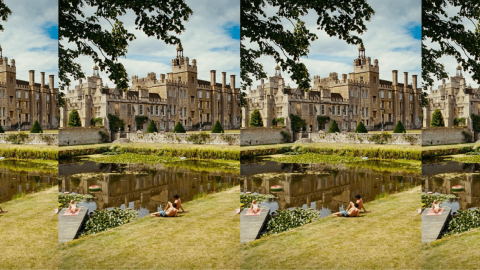 Un manoir dans la campagne anglaise