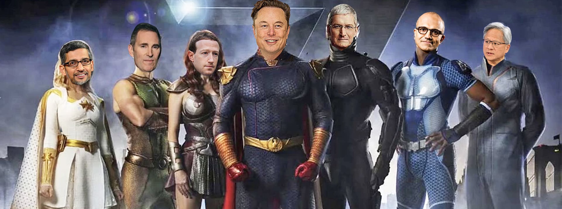 Le « moment iPhone » de l'IA a commencé et « les 7 fantastiques » font péter la Bourse - L'ADN Les sept fantastiques des GAFAM