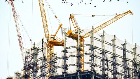 Un immeuble en construction