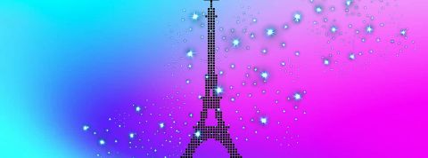 New Wave : le fonds d’amorçage qui fait briller Paris sur la scène tech mondiale Un Tour Eiffel en pixels avec une pluie d'étoiles sur un fond rose et bleu