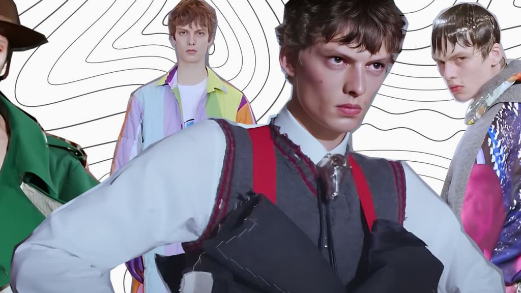 4 captures de défilés de Leon Dame, le top berlinois