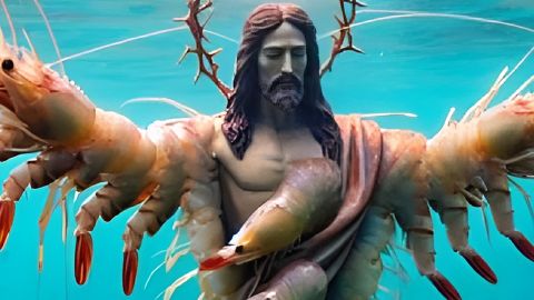 25-03-jesus-crevette-IA Jesus Crevette est amour