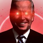 Biden avec les yeux rouges