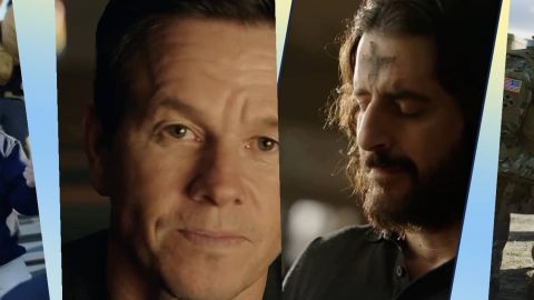 Des captures ecran de la pub Hallow avec Mark Wahlberg