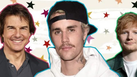 Tom Cruise, Justin Bieber, Ed Sheeran