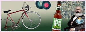 Une vélo Peugeot, une IPA et Karl Marx