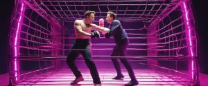 elon contre Sam sur un ring du futur