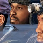 3 personnages du documentaire Knit's island