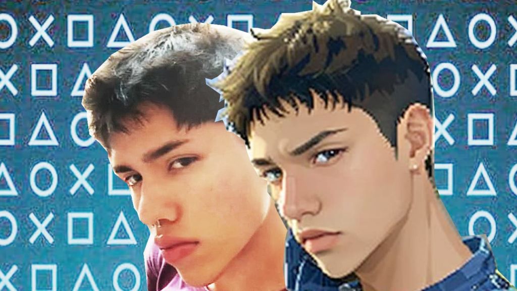 Une IA peut faire de vous le héros d’un jeu vidéo de la PS2 Capture TikToK d'un garcon et son filtre PS2