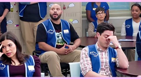 Des employés de grand magasin