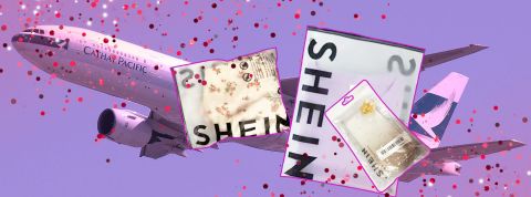« Supply Shein », ou comment l’ogre de l’ultra-fast fashion veut vendre son savoir-faire logistique Un Boeig 77 dans le ciel et des colis Shein
