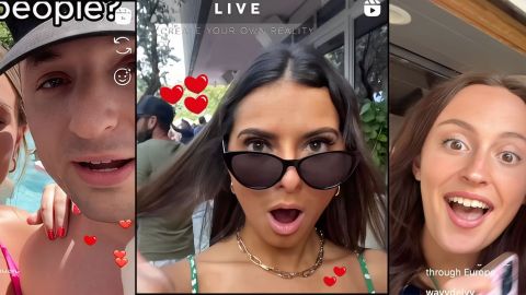 des femmes impressionnées