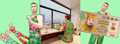 Liam un personnage animé en 3d dans un petit appartement