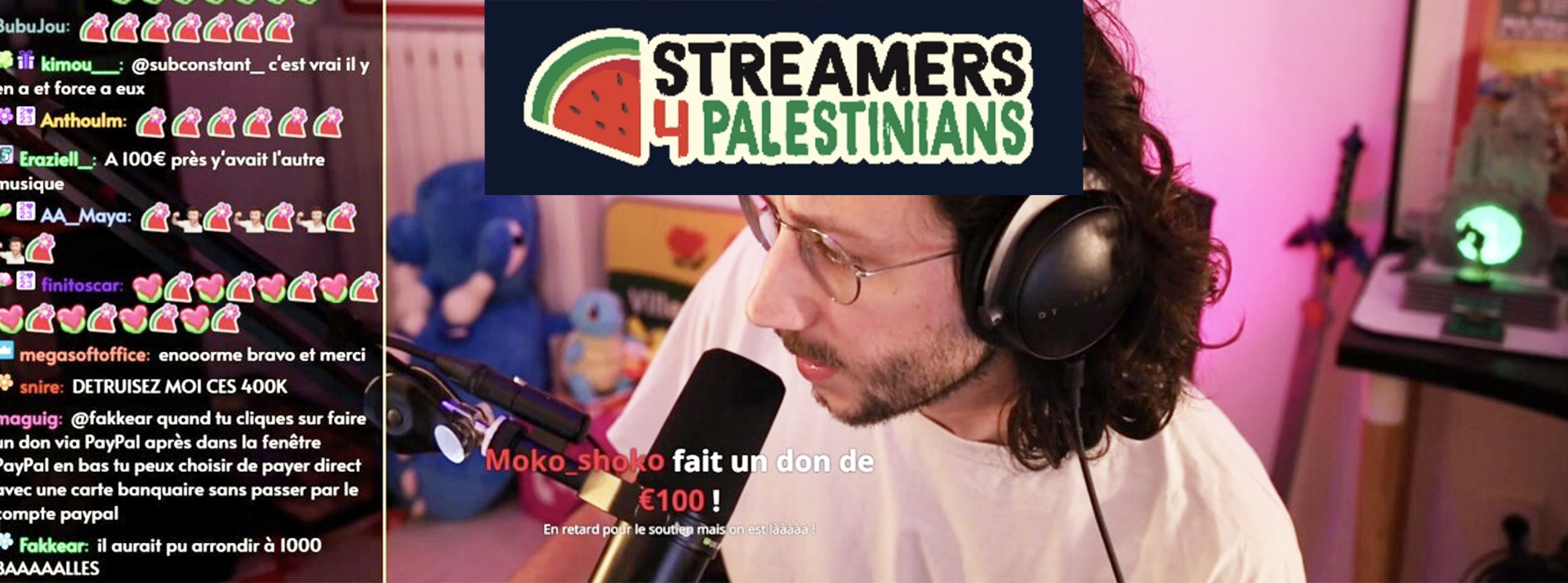 un jeune homme délivre un avis basé sur Twitch