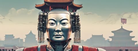 « Chat Xi PT », le chatbot chinois qui reflète les valeurs communistes Un robot avec un visage aux trais de Xi Jinping