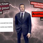Bardella et des commentaires issus de X et TikTok post-election