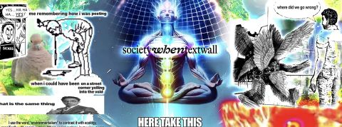 Societyiftextwall, le meme infini qui documente la culture internet Capture du début du Societyiftextwall