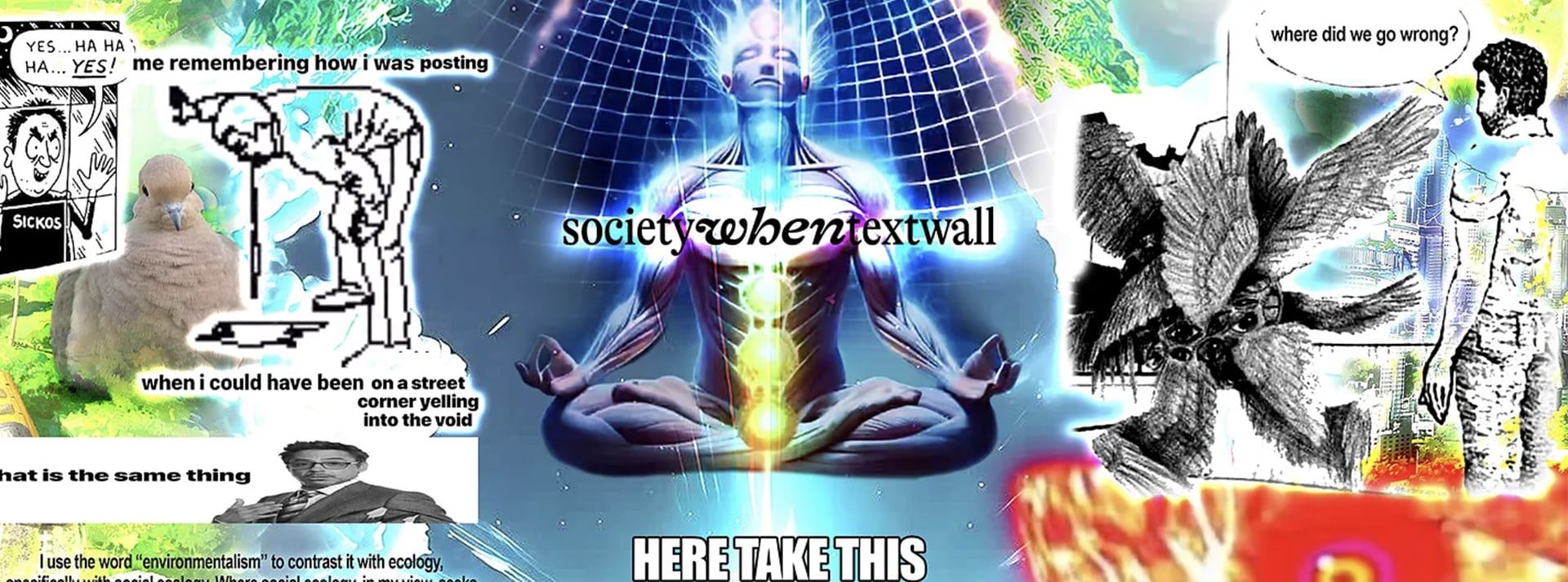 Societyiftextwall, le meme infini qui documente la culture internet - L'ADN Capture du début du Societyiftextwall