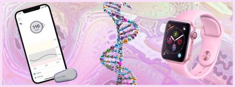 Interview de Michael P. Snyder, généticien américain Une montre connectée sur fond rose