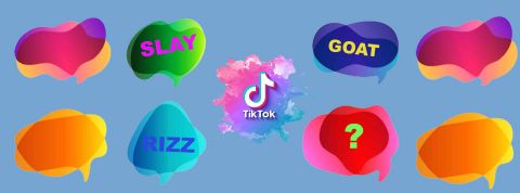 RIZZ, GOAT, SLAY... parlez-vous la langue des réseaux ? Des bulles de textes de couleur