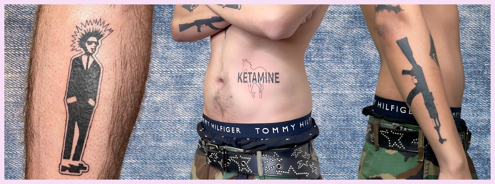 Logos de jeux vidéo et ode à la kétamine : l'essor des tatouages inspirés des mèmes - L'ADN Tatouages du compte Instagram @dietsodas