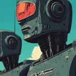 une armée de robots menaçants