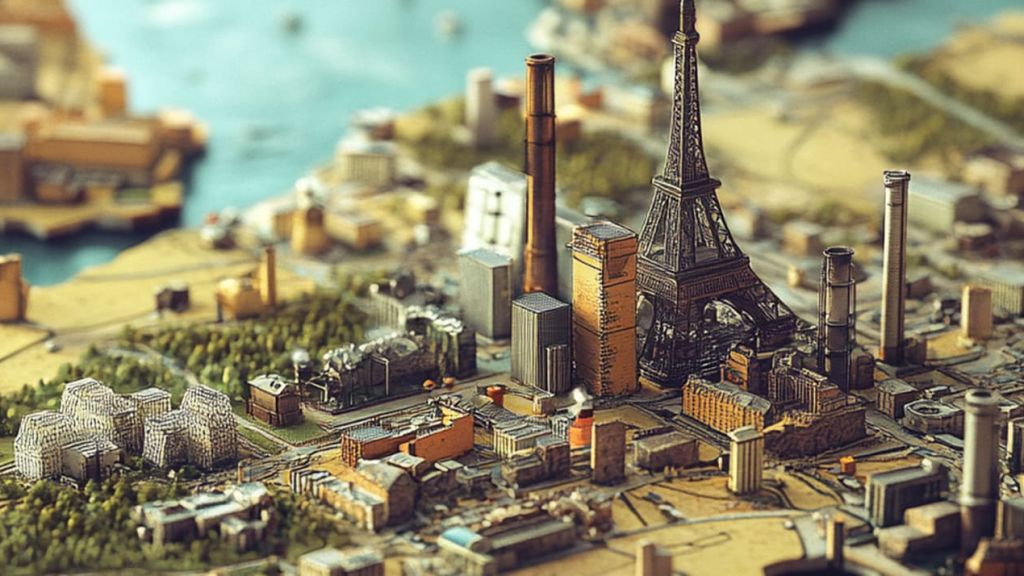 Carte France avec des usines