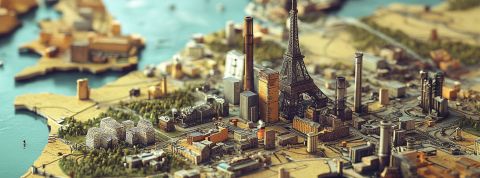 Réindustrialisation de la France : l’heure des choix Carte France avec des usines
