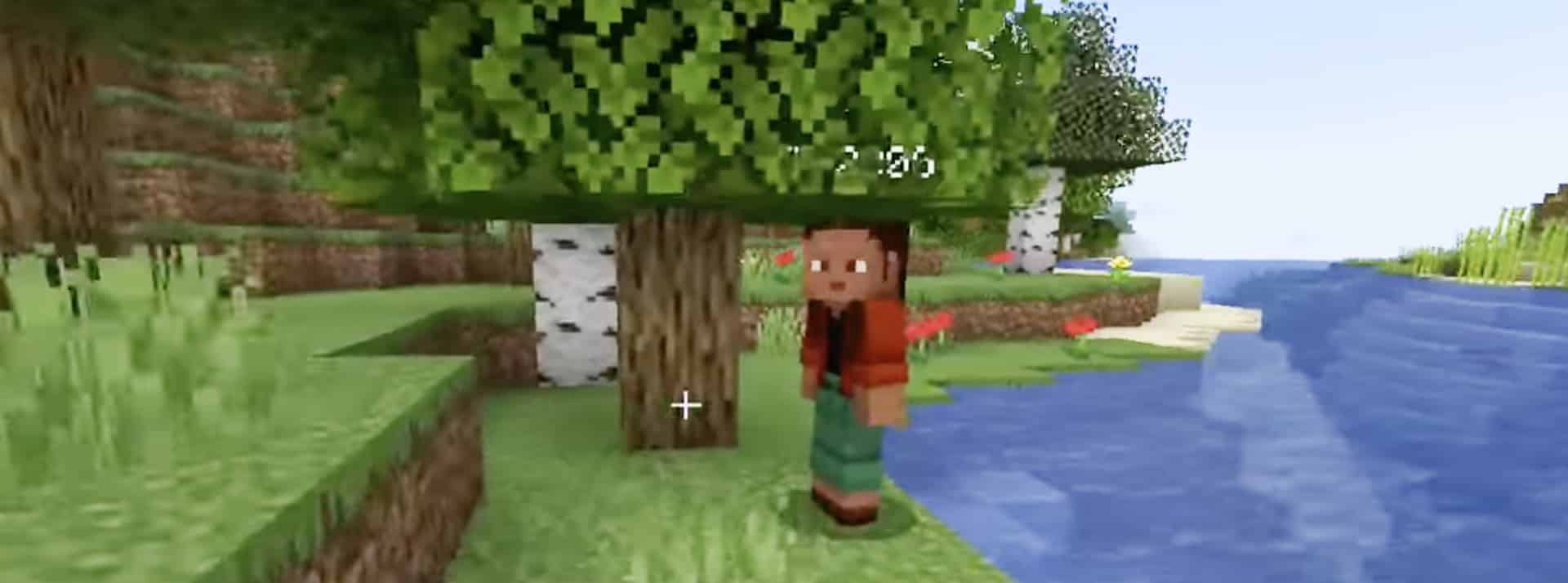 Bingo ! Une IA vient de créer sa propre civilisation dans Minecraft - L'ADN Une capture de jeu Minecraft avec un personnage