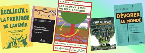 Cinq livres incontournables sur l’écologie Couvertures de 5 livres sur l'écologie