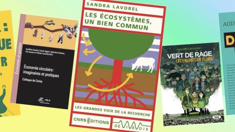 Couvertures de 5 livres sur l'écologie
