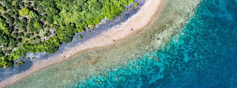 Vue aérienne de Mayotte
