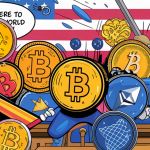 Illustration avec des cryptomonnaies au Sénat US