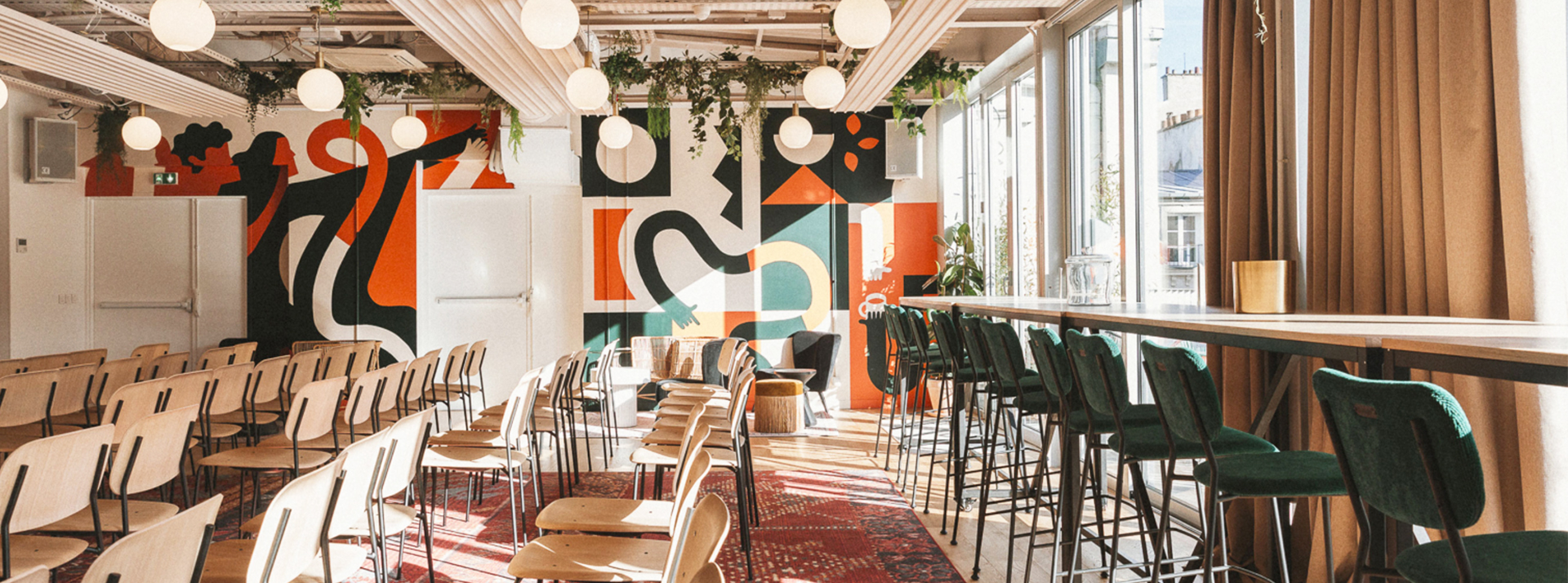 « Climate House » : À Paris, la nouvelle « place to be » de la transition des entreprises - L'ADN Un espace de réunion de la Climate Housee