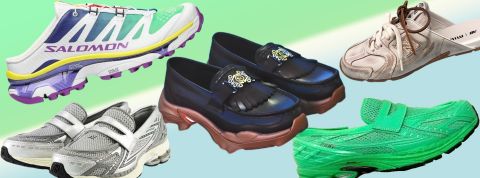 La sneaker est morte, vive la sneaker ! Mood-board de pliseurs sneakers mules ou mocassins