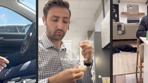 Captures du compte TikTok @hubs.life