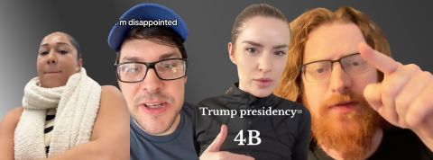 Stupeur et hurlements sur TikTok après l'élection de Donald Trump des hommes et des femmes en rogne