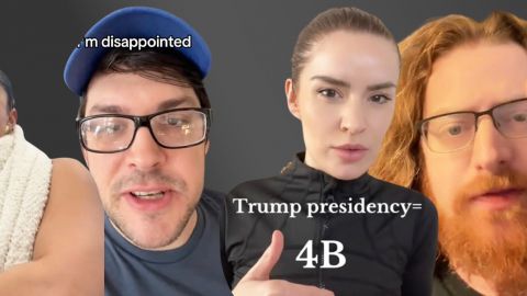 des hommes et des femmes en rogne