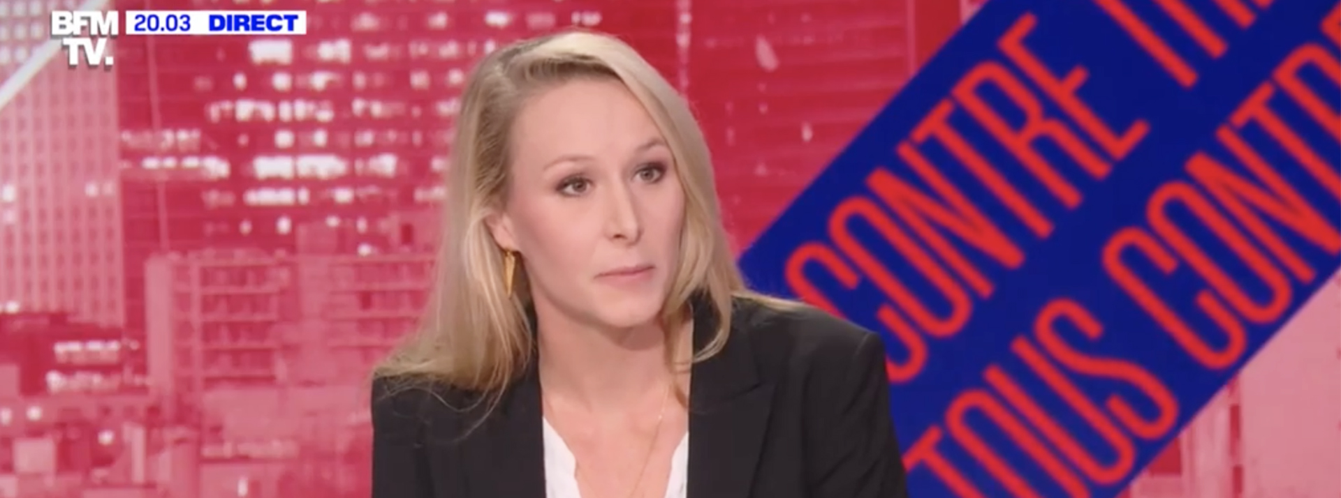 Comment les médias contribuent à la désinformation climatique - L'ADN Marion Maréchal le Pen sur le plateau de BFM TV
