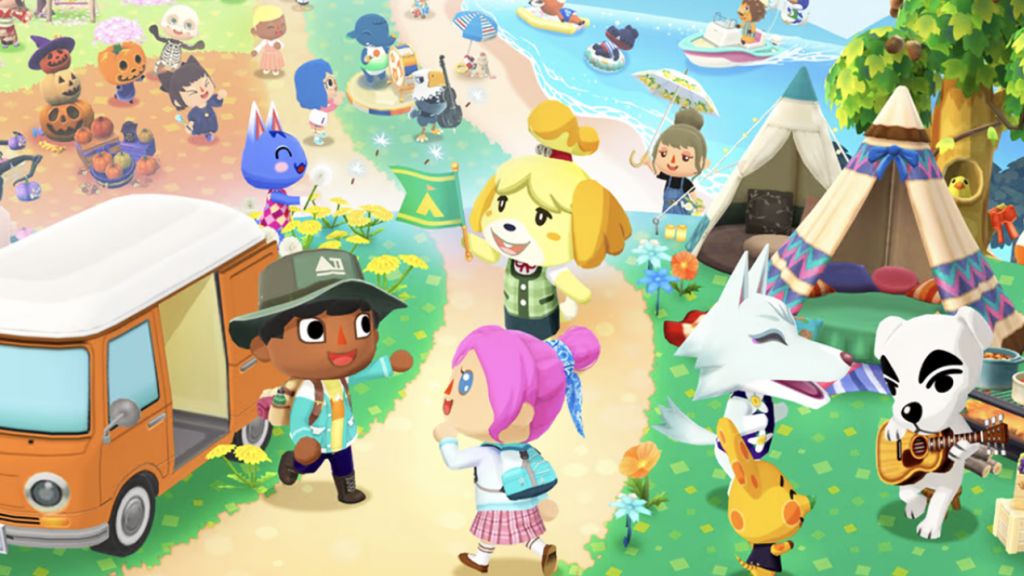 Une capture du jeu Pocket camp sur Animal Crossing de Nintendo