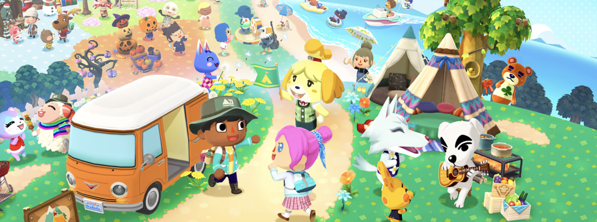 Les Cozy Games, la tendance du jeu vidéo qui surfe sur l’automne - L'ADN Une capture du jeu Pocket camp sur Animal Crossing de Nintendo