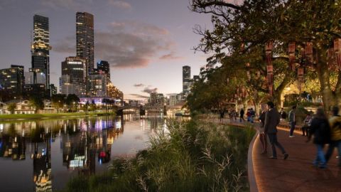 une vue de la ville de Melbourne