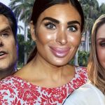 Matt Goetz, Lara Trump et Lura Loomer devant Mar-O-Lago