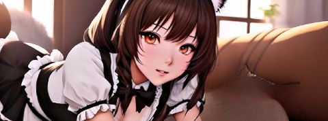 Élevé sous X : dans le monde des dresseurs de chatbots très particuliers Une manga soubrette sexy sur un canapé